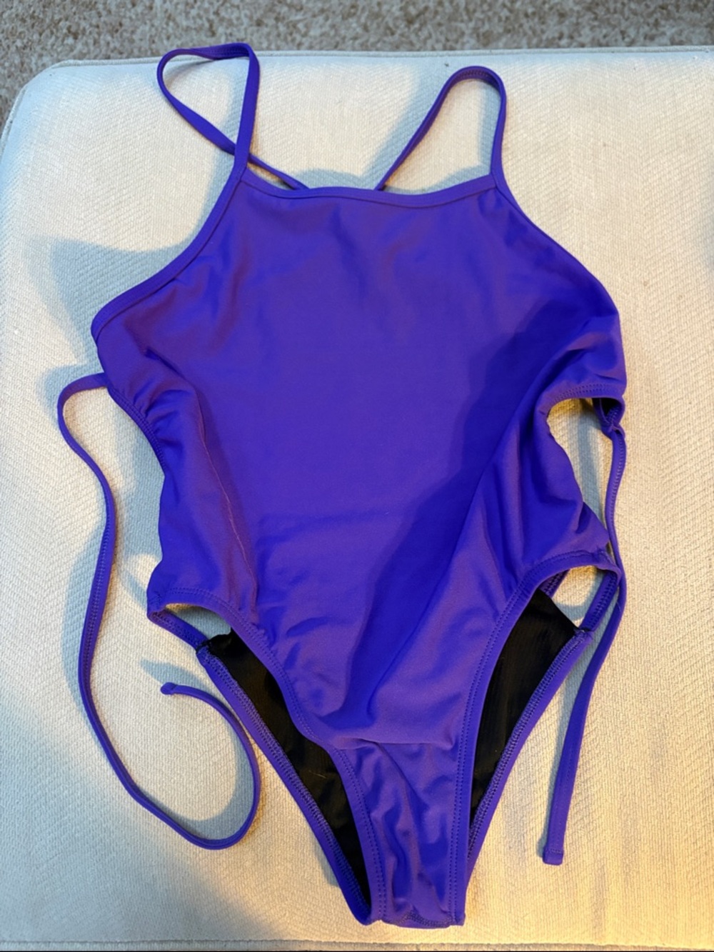 Jolyn Clothing Purple One-Piece Swimsuit